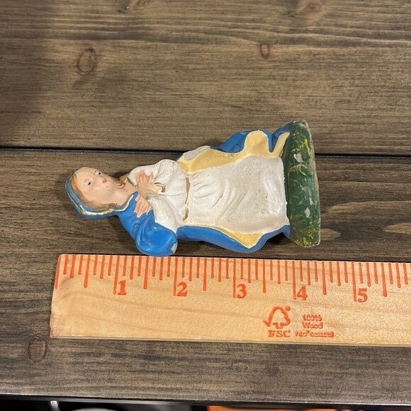 Lot of 5 vintage Nativity figures - Picture 11 of 14